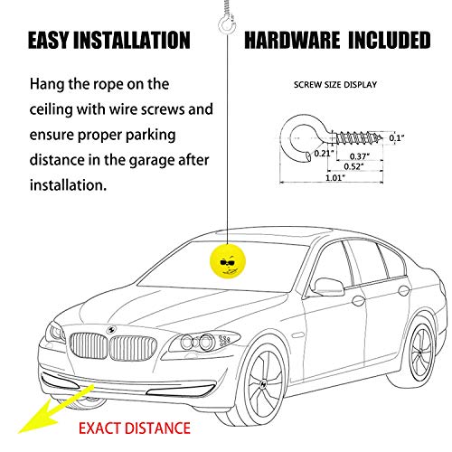 Double Garage Parking Aid Ball Guide System,Parking Assistant kit