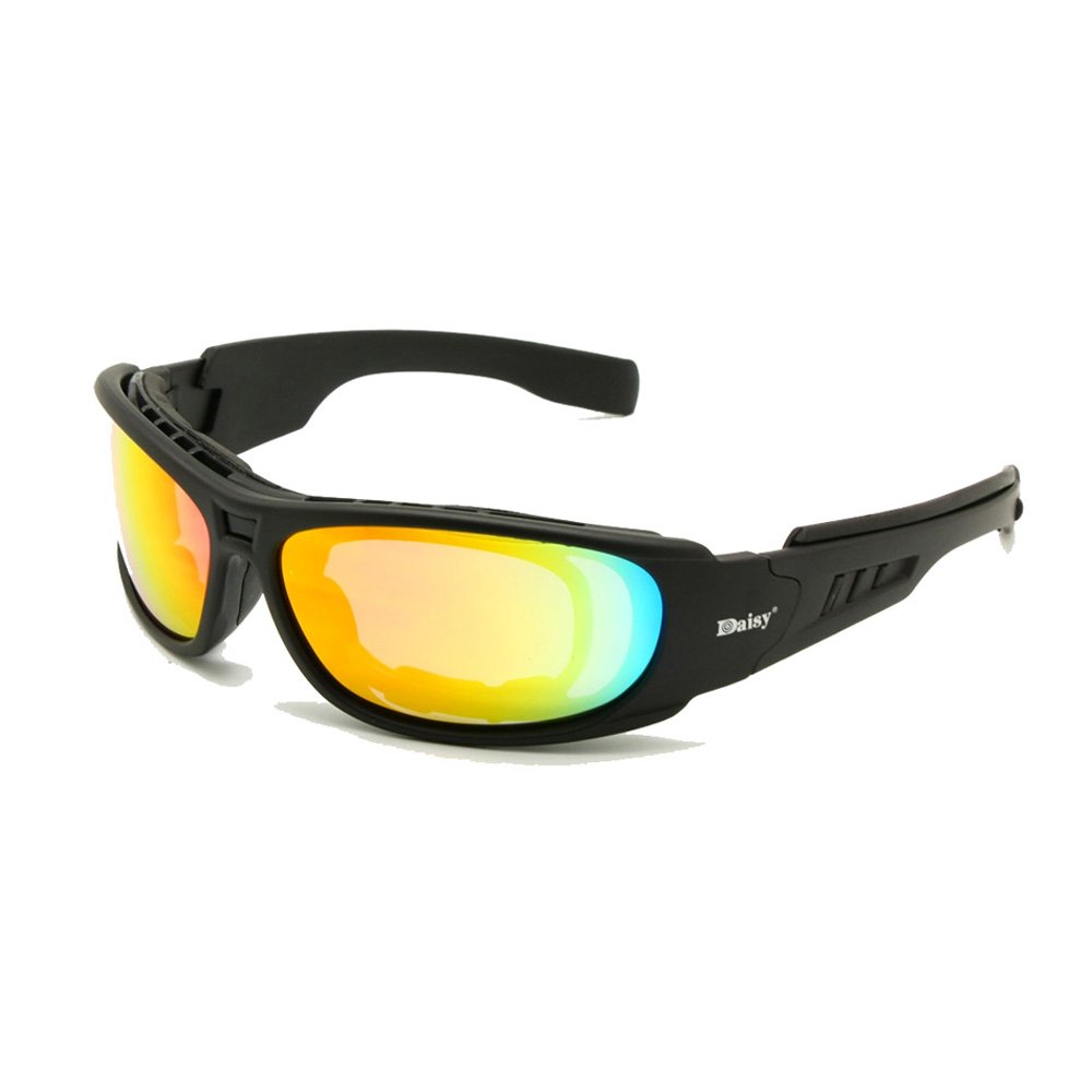Daisy C6 Polarized Ballstic Army Sunglasses Rx Insert Military Tactical Goggles