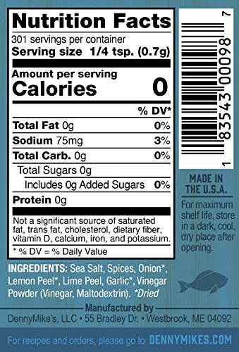 DennyMike’s Fintastic Seafood Seasoning Blend, Dill and Lemon Pepper Seasoning for Fish and Shellfish, All Natural Fish Seasoning and BBQ Seasoning, Gluten-Free and Keto-Friendly, 7 oz - Thumbnail 2