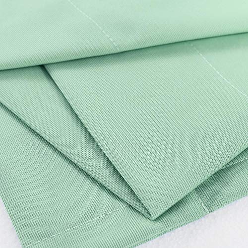 TWOPAGES 5ft Wide x 7ft Tall Pinch Pleated Medical Curtains Privacy Hospital Cubicle Curtain (1 Panel,Green)