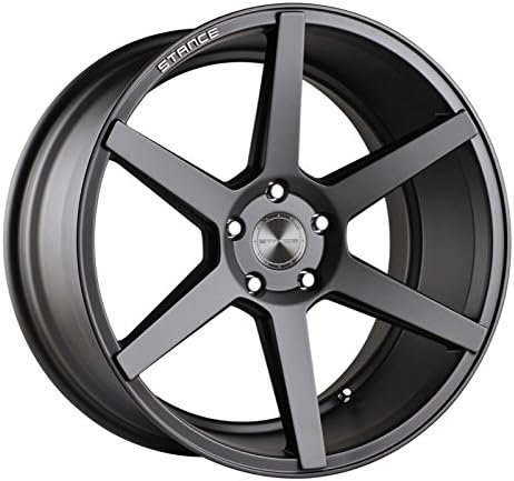 19" Inch Stance SC-6 Slate Grey Wheels &amp; Tire Package | All Season 245/35R19 | Set of 4 | Financing Available | Infiniti Audi Mercedes Dodge Chevy Chrysler Acura Ford Lexus Nissan BMW