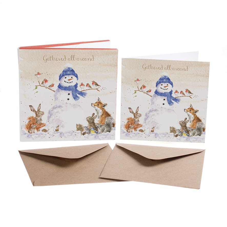 Wrendale Designs by Hannah Dale - Gathered All Around - Christmas Card Box Set - Pack of 8 — image 1