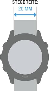 Garmin Quick Release Watch Band Black 010-11251-0Y Fits 5.0-8.5 Inch Wrists view 2