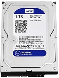WD Blue 1TB SATA 6 Gb/s 7200 RPM 64MB Cache 3.5 Inch Desktop Hard Drive (WD10EZEX)