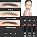 TC Joy Waterproof Eyebrow Pencil, with Pencil Sharpener and Brow Brush, Dark coffee-3#