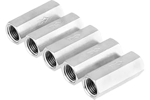 5pcs Air Check Valve1/4'' Air Check Valve One Way Air Check ValveCopper 1/4'' Female Threaded Full Port One Way Air Check Val