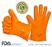 ENVIRO-GLOVES - Heat Resistant Grilling BBQ Gloves –As seen on TV- for Cooking, BBQ, Oven, Grill, Smoking or even Camping. No more burns on wrist or hands. Twice the protection of oven mitts.