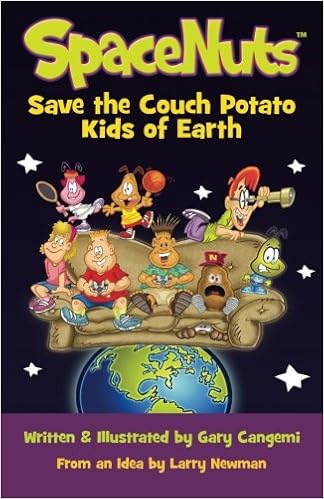 Spacenuts Save The Couch Potato Kids Of Earth Black And White