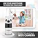 FREDI Baby Monitor Wireless WIFI IP Surveillance Camera 1080P HD Security Wireless Camera With Two-Way Talking,Infrared Night Vision,P2P Wps Ir-Cut Security Camera Motion Detection Loop recording