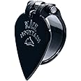 Black Mountain Jazz Tipped Thumb Picks for Acoustic Guitar, Electric Guitar, Ukulele, Banjo, and More - Spring Loaded Universal Fit for Medium to XL Thumbs - Premium Finger Picks