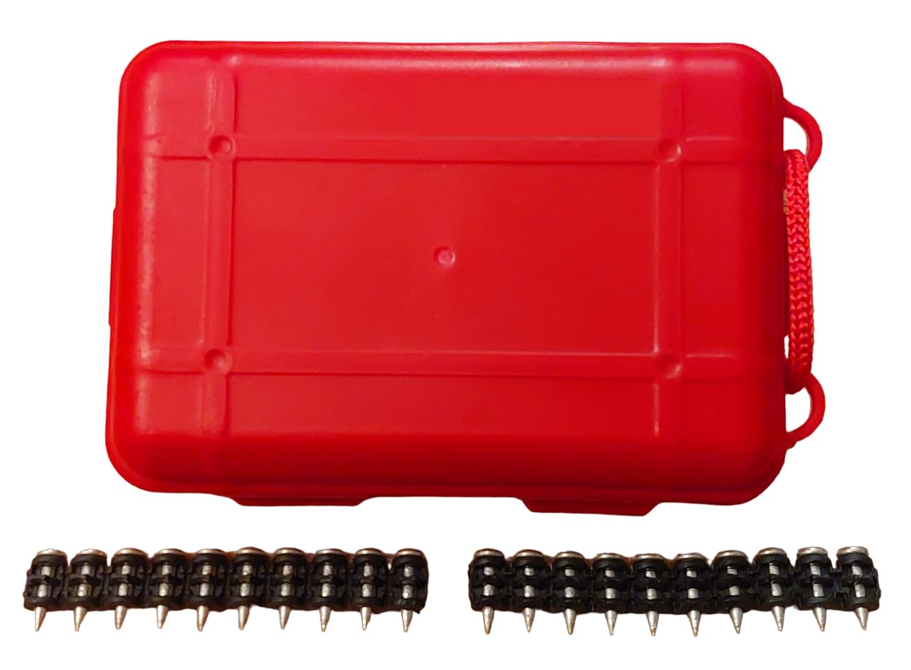 Box of 200 Metal Steel Concrete Nails 14 mm for BX3 BX4 Compatible HILTI BX3 BX4 (14 mm) (200 Unit)