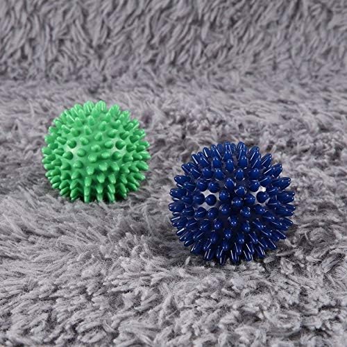 qingtang37 PVC High Density Spiky Massage Ball Foot Pain & Plantar Fasciitis Reliever Treatment Hedgehog Ball Massage Acupressure Ball