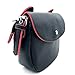 EPLAZA Black Cat Shoulder Bag Women Cross Body Purse Girl Satchel Handbag (beige round eye)