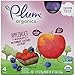 Plum Organics, Smoothie Mashups, Organic On-The-Go Squeeze Kids Snacks, Applesauce, Stawberry, Blackberry & Blueberry, 3.17 Ounce (Pack of 24) - Packaging May Vary