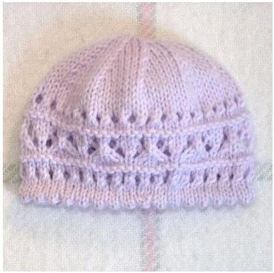 Bonnet Bebe Fille Bord Picot Fait Main 1 Mois Lilas Amazon Co Uk Baby