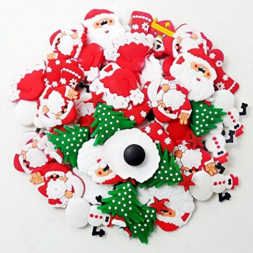 christmas croc charms