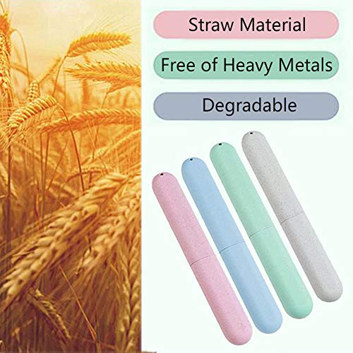Travel Toothbrush Case Portable Toothbrush Container Holder Plastic Dust-proof Box for Business Trips Hotel Camping School Daily Use(4 Packs) - Thumbnail 6