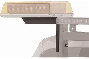 Backrack 91007 Utility Light Bracket; 16 in. x 7 in. Rectangle Base; Drivers and Passenger Side Mount; for Backrack Truck Bed