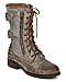 Harley 12 Womens Military Lace up Studded Combat Boot
