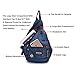 BIG SALE- DDDH Small Sling Bag Shoulder backpack Waterproof Nylon Outdoor Chest Bagpack For Men Women (blue)