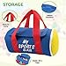 Etna My Sports Bag, Plush Toy Play Set - Toddler Sensory Toys with Plush Balls That Make Sports Sounds and Cheers -Includes Sports Bag Plush Basketball Plush Baseball Plush Soccer Ball Plush Football