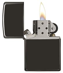 Zippo Classic High Polish Black Pocket Lighter