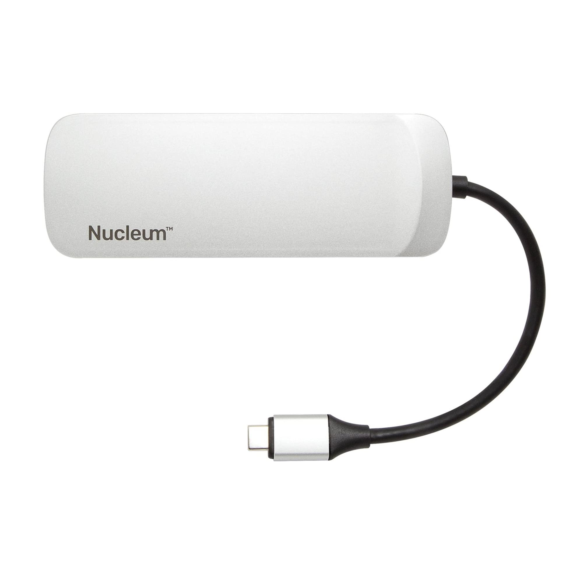 Kingston Nucleum USB C Hub, concentrador adaptador tipo C 7 en 1 conecta USB 3.0, HDMI 4K, tarjeta SD y MicroSD, carga USB tipo C para MacBook, Chromebook y otros dispositivos tipo C