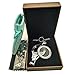 Floating Locket Charm Lanyard Twist Screw Open with Badge ID Holder Keychain Name Stainless Steel 30 Inch Necklace Rolo Chain W/No Repeat 50pcs Floating Charms Lot (Random) + Gift Box (Twist Style)