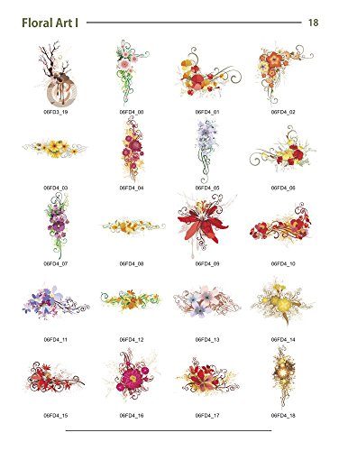Floral 1-3 Backgrounds MEGA Bundle-Vector Art Images-Grunge Floral, Abstract Flower Graphic Design DVD