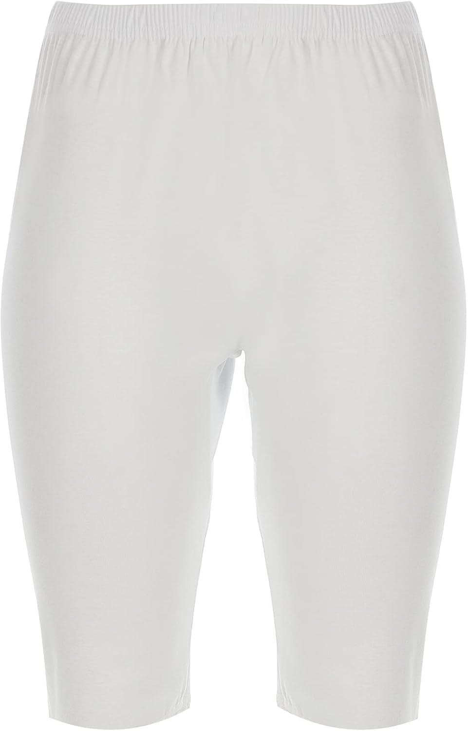 You&New 1 x Above The Knee Stretch Waist Safety Long Leg White Boxer