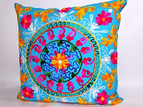 Decorative Suzani pillow Sofa Cushion Cover 18" inch
