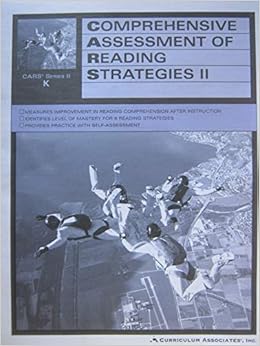 Comprehensive Assessment Of Reading Strategies Ii Cars Series Ii K Grade K Robert G Forest Edd Deborah Adcock 9780760948736 Amazon Com Books