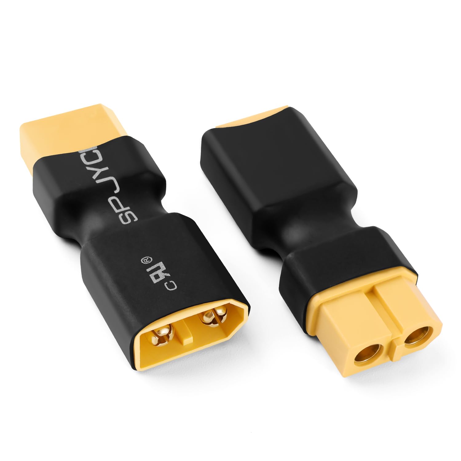 Lyeteung 2 PCS XT60 Connector Adapter, XT60 Male to Female Connector, for RC LiPo Battery