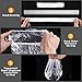 Vextronic Disposable Shower Caps 100PCS, Bath Caps Individually Wrapped Larger Thicker Plastic Hair Bath Caps, Waterproof Shower Cap for Women Men, Spa, Hair Salon, Home Use