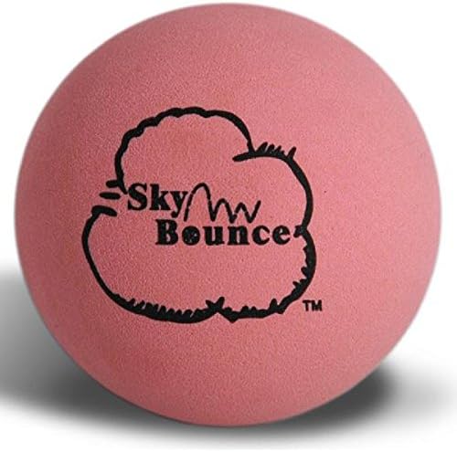 Sky Bounce Color Rubber Handballs for Recreational Handball, Stickball, Racquetball, Catch, Fetch, and Many More Games, 2 1/4-Inch