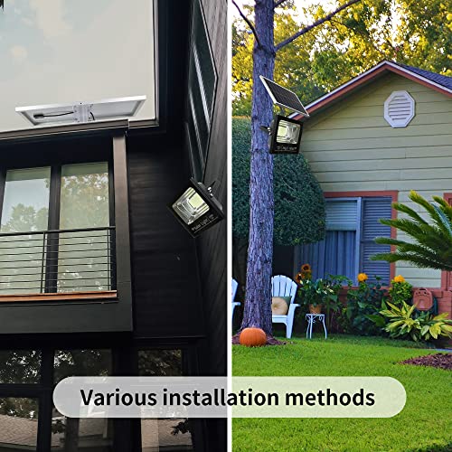 YQL 100W Powered LED Solar Motion Sensor Detector Activated Lights