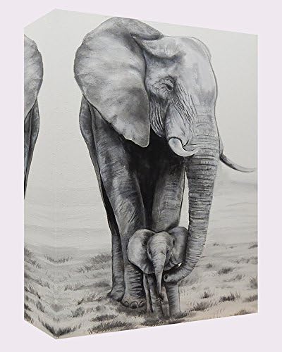 Elephant Love by Ed Capeau 18X12 Giclee CANVAS Gallery Wrap Giclee Edition Art Wall Decor - Ready to hang!