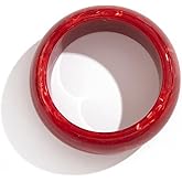 Exaggerated Colorful Irregular Geometric Acrylic Resin Bangle Bracelet Handmade Chunky Multicolor Round Square Acetate Wide Transparent Wristband Bracelet for Women Jewelry