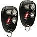 USARemote 2 Keyless Entry Remote Key Fob - 4 Button, Black, ABS Material, Car Compatible
