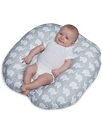 Boppy Newborn Lounger, Elephant Love Gray