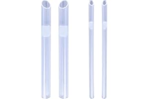 6ixGosh Receiving Tubes for Piercing Needles Plastics Body Jewelry Piercing Receiver Needles for Nose Septum Ear Belly Cartilage Daith Piercing Suppliers (4mm 8mm)