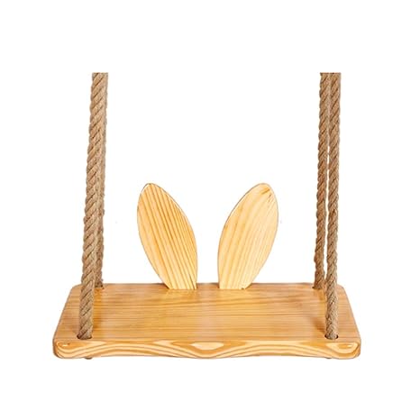 Klappschaukel Holz-Gartenschaukelsitz Außen Holz Schaukel Stuhl for