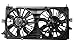 TOPAZ 19130419 Radiator Condenser Cooling Fan Assembly for 00-03 Chevrolet Impala Monte Carlo 3.4L 3.8L