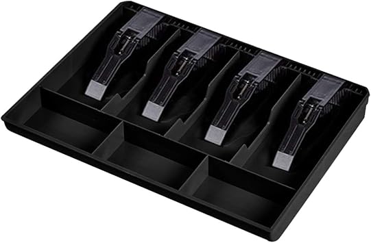 NUOBESTY Caja Registradora Cajón de Efectivo Inserte 4 ...