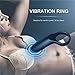 Cock Ring Waterproof Rechargeable Penis Rings Vibrating Sex Toy Multiple-Modes Vibrator for Longer Lasting Erections or Vagina Clitoris Stimulator