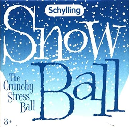 snow stress ball