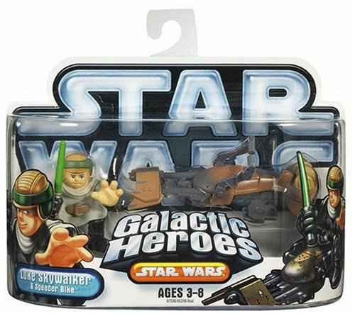 Star Wars Galactic Hero Luke with Speeder Bike