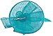 Fascigirl Sinamay Fascinator Hat Feather Party Pillbox Hat Flower Derby Hat for Women (X Green)