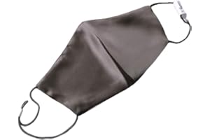 ROSEWARD 100% Mulberry Silk Face Mask for Women Men Reusable Adjustable with Filter Pocket