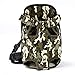 LIAOYLY Pet Dog Carrier Backpack Mesh Camouflage Outdoor Travel Products Breathable Shoulder Handle Bags Small Cats Chihuahua,Blue,L,